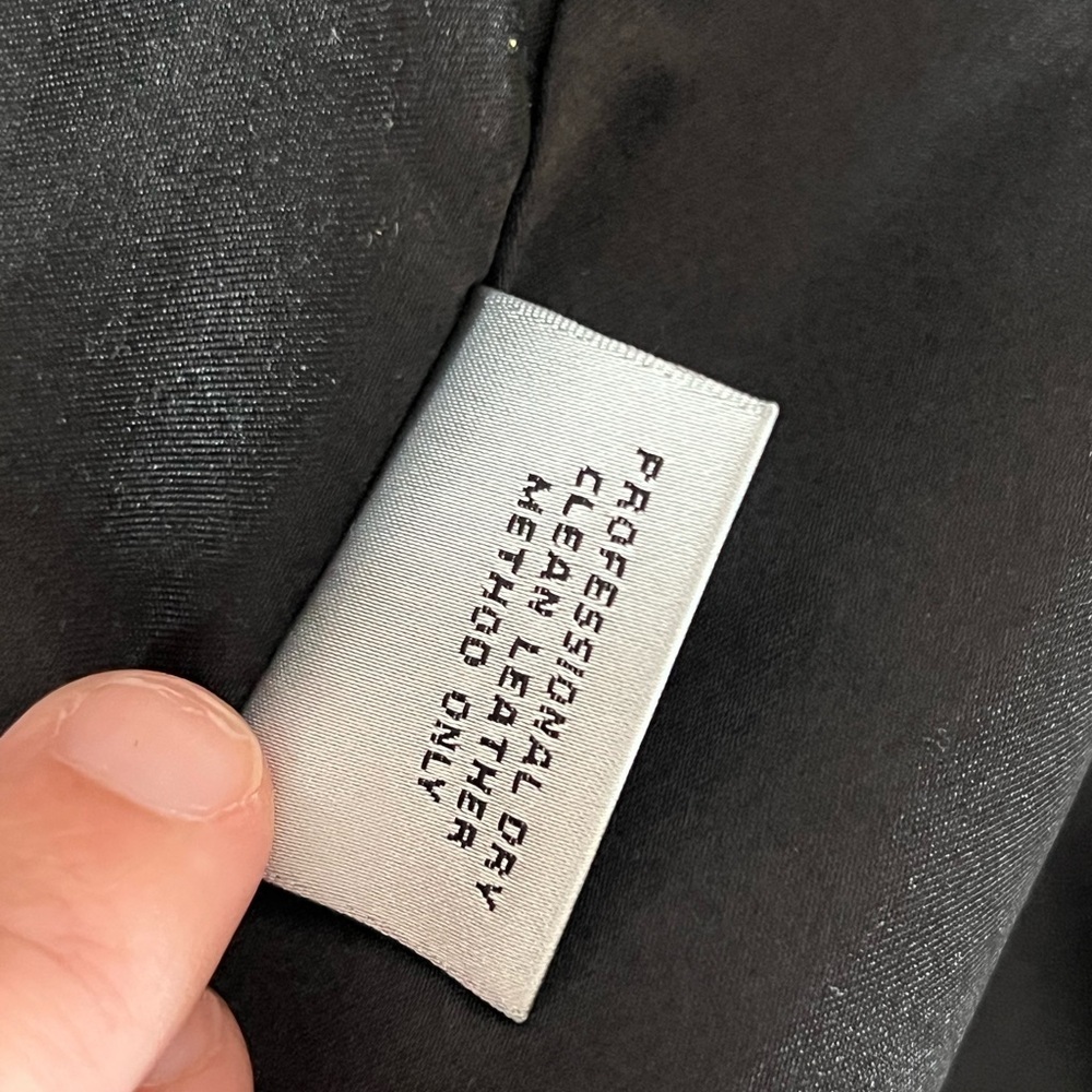 Preston &York Elegant Black Fox Fur-Trimmed Women's Jacket Lamb Skin 100% shell - Picture 3 of 4